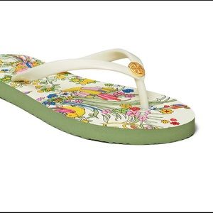 Tory Burch flip flop in New ivory promise land